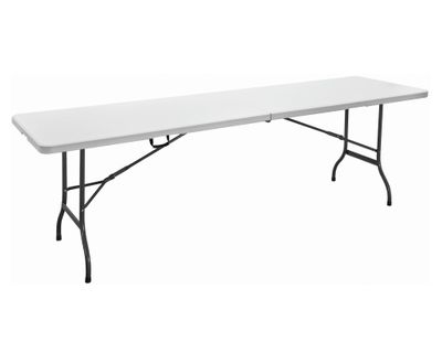 Mesa plegable blanco 72x240x70 cm