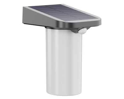Aplique solar 100 lúmenes contra agua vertical