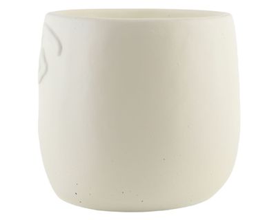 Imagen 2 del producto Maceta Emboss perfil blanco 17 cm