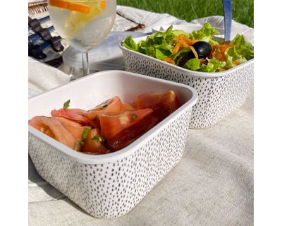 Imagen 2 del producto Contenedor Bio puntos blanco/negro 2 lt