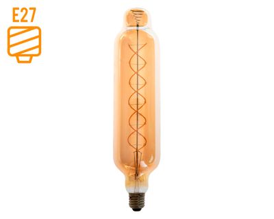 Ampolleta led T175 vintage 6W E27 luz cálida