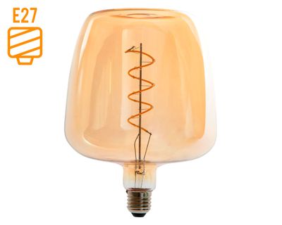 Ampolleta led U150 vintage 6W E27 luz cálida