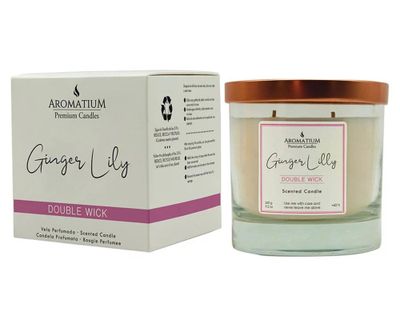 Imagen 2 del producto Vela Premium candles 2 mechas ginger lily 260 g
