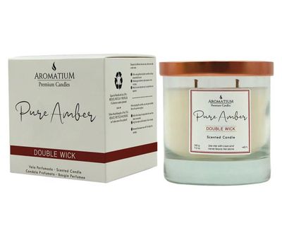 Imagen 2 del producto Vela Premium candles 2 mechas pure amber 260 g