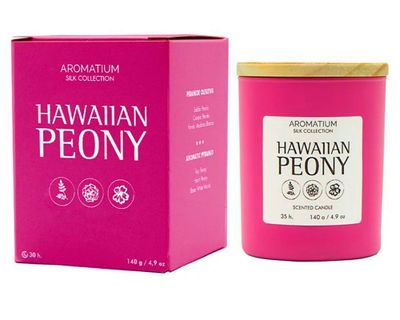 Imagen 2 del producto Vela Silk collection hawaiian peony 140 g