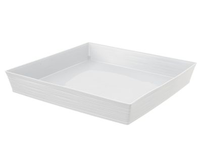 Imagen 1 del producto Plato Estilo piedra blanco 40x40 cm