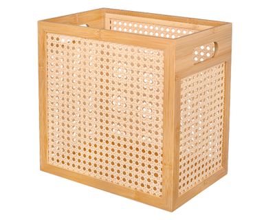 Imagen 2 del producto Canasto vertical asas clóset Ratán