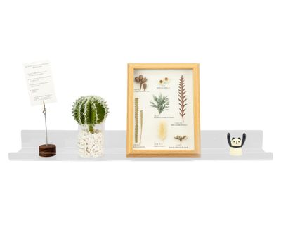 Imagen 2 del producto Repisa pared transparente 5x60x10 cm