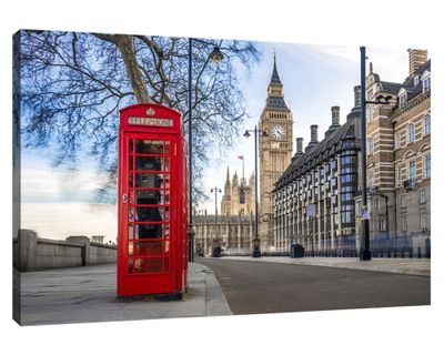 Imagen 2 del producto Cuadro canvas Londres 40x70x1.8 cm