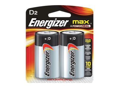 Imagen 2 del producto Pila alcalina Max D 2 unidades Energizer