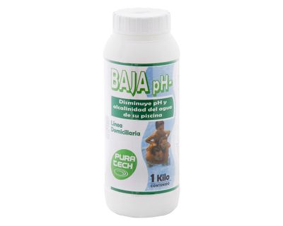 Baja pH piscina 1 kg Pura tech