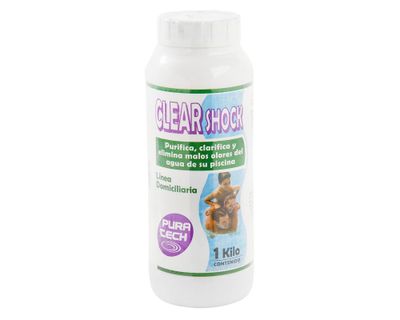 Clarificador piscina 1 kg Clear Shock Pura tech