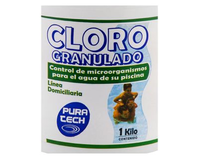 Imagen 2 del producto Cloro granulado piscina 1 kg Pura tech