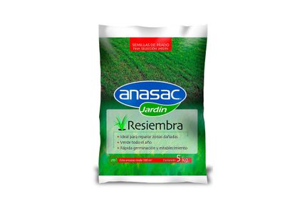 Semillas prado resiembra corriente fina 5kg Anasac