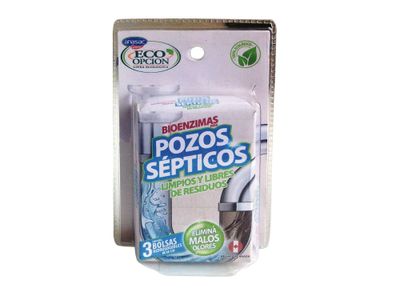 Bioenzimas pozos sépticos 28gr  3 unidades Eco opción