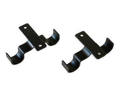 Soporte doble techo 1'' negro 2 unidades darkness