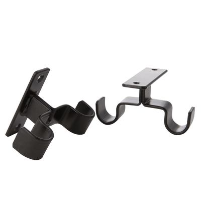 Soporte doble techo 3/4'' negro 2 unidades darkness