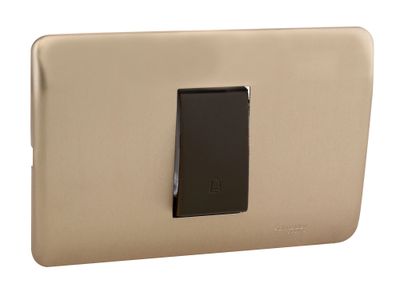 Imagen 2 del producto Interruptor pulsador 16 amp iridium bronce Schneider