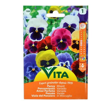 Semilla corriente sin desinfectar pensamiento variado vita