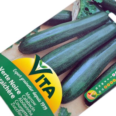 Imagen 2 del producto Semilla corriente calabacín verte noire maraichere desinfectada x 5g vita