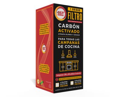 Imagen 2 del producto Filtros 72 x 37 cm campanas cocina 6 platos Cer