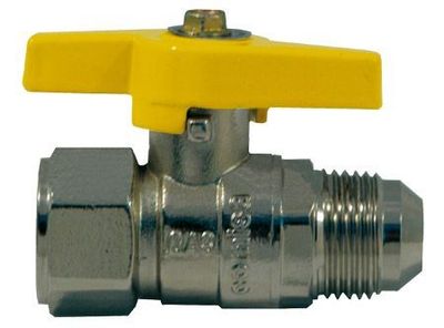 Llave de paso para gas recta 1/2 he hi Comisa