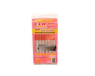 Filtro campana exceso grasa x2unidades Cer