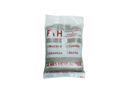 Arena gruesa rojo 2 kilos FVH