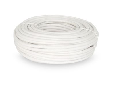 Rollo rg 59 s 32 75 ohms blanco 25 mts Electromex