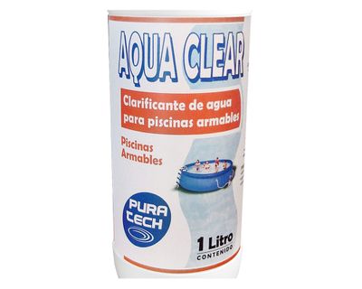 Imagen 2 del producto Clarificador piscina 1 litro Aqua clear Pura tech