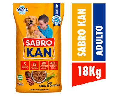 Alimento perro 18 kg carne Sabrokan