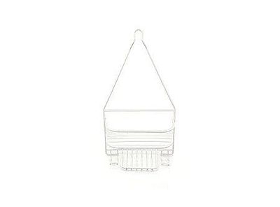 Organizador baño 46x26x11 cm blanco Cotidiana