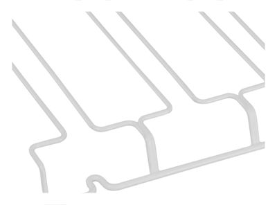 Imagen 2 del producto Colgador copas 34 x 28 x 3 cm acero plastificado Cotidiana