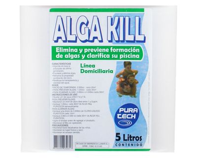 Imagen 2 del producto Alguicida piscina 5 litros Pura tech