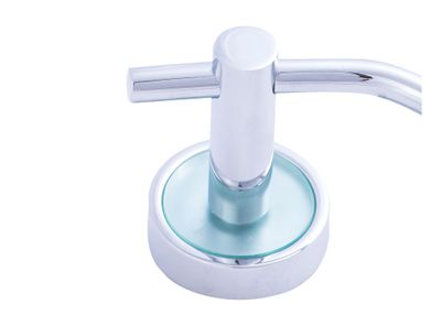 Imagen 2 del producto Toallero argolla Malta vidrio/cromo