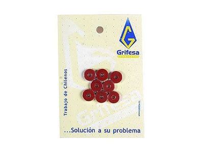 Goma roja para llave 3/8 8 unidades Grifesa