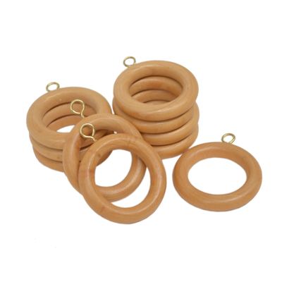 Argolla 19 mm miel 10 unidades Cotidiana