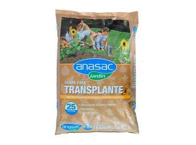 Tierra transplante 25 litros Anasac