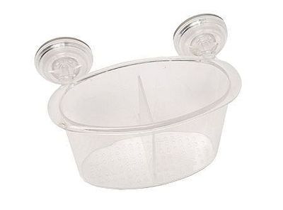 Canasto baño clear Cotidiana basic