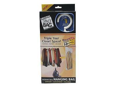 Bolsa colgador Suit-Size transparente Space bag