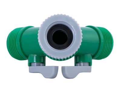 Imagen 2 del producto Adaptador de 2 vías con válvula plástico. Roots