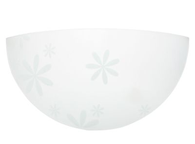 Aplique 1L E27 LEDa flores blanco ByP