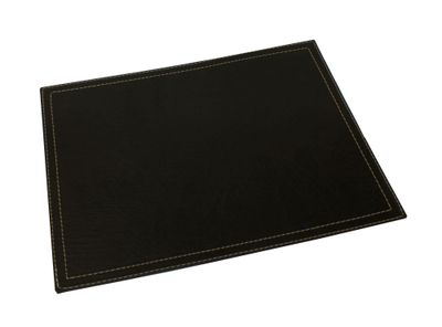 Imagen 2 del producto Individual 42x32 cm ecocuero negro Coleccionne