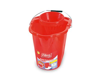 Balde estrujador 14 litros Fibro