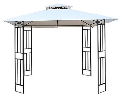 Pérgola 3x3 m Sydney blanco Outzen