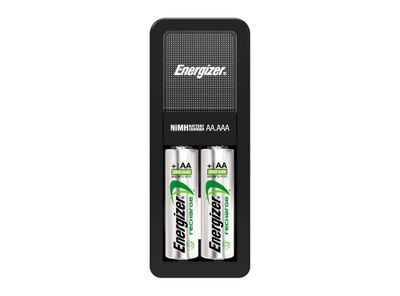 Cargador mini + 2 pilas AA Energizer