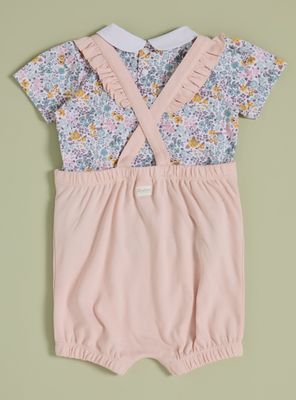 Imagen 2 del producto Conjunto Polera Full Estampada y Jardinera con Vuelos