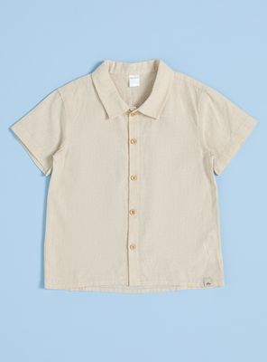 Camisa Rayas de Algodón Niño