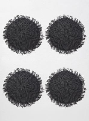 Pack 4 Individuales Negro