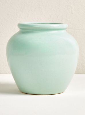 Jarrón Cerámica Celeste M